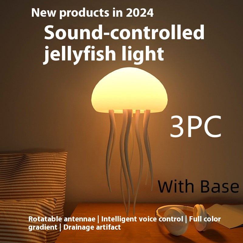 Portable Jellyfish Mood Lamp: Smart LED Night Light