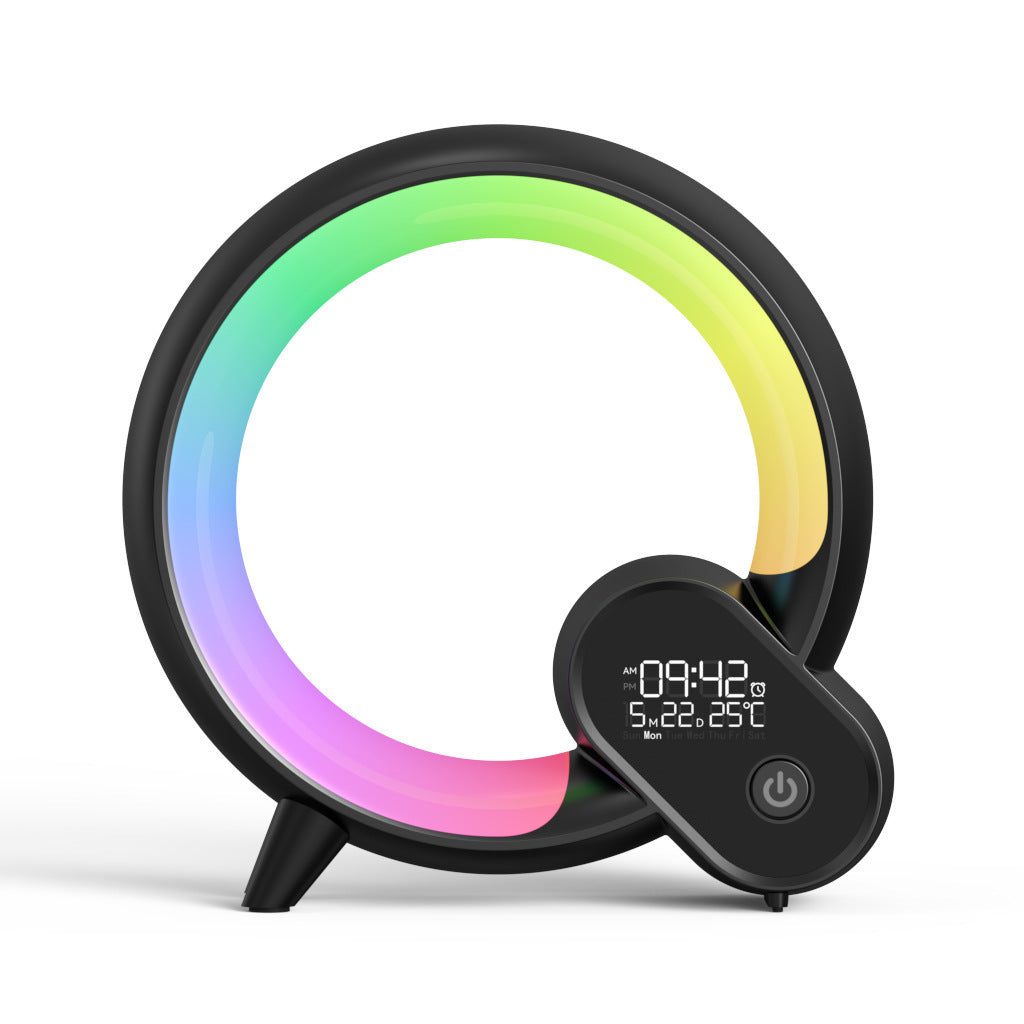 Q-Light Smart Alarm Clock with Bluetooth & Colorful Atmosphere Light