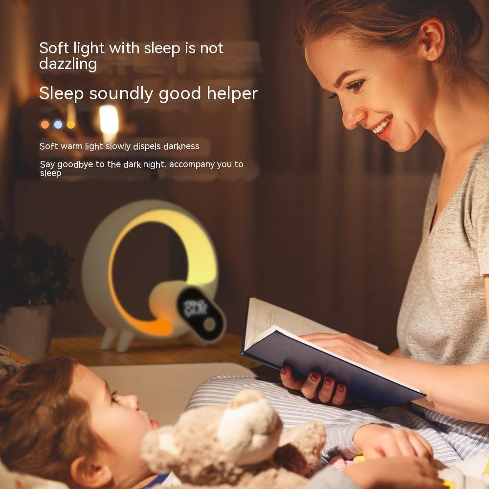 Q-Light Smart Alarm Clock with Bluetooth & Colorful Atmosphere Light