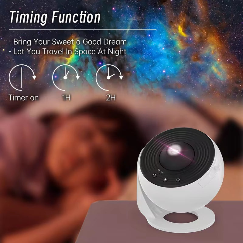 Galaxy Night Light Projector: Starry Sky & Planetarium