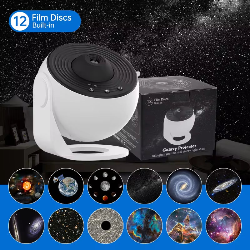 Galaxy Night Light Projector: Starry Sky & Planetarium