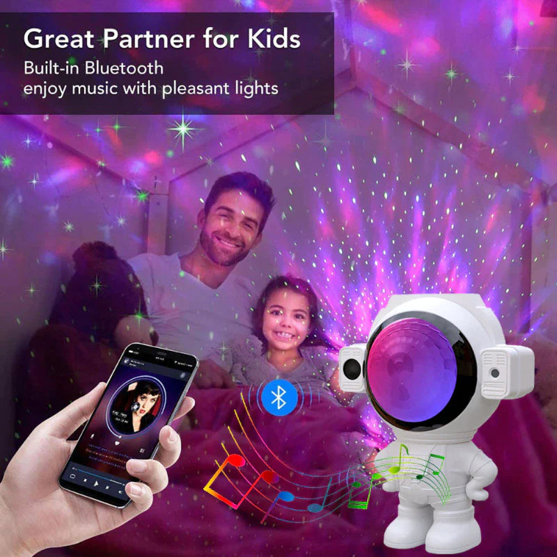 Astronaut Galaxy Projector – LED Starry Sky & Ocean Night Light with Remote Control