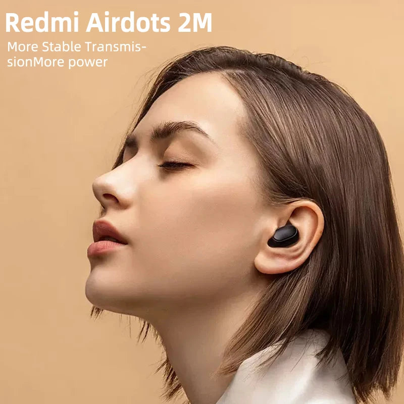 Xiaomi Airdots 2 Wireless Bluetooth Earbuds with Mic – High-Quality Sound & Comfort