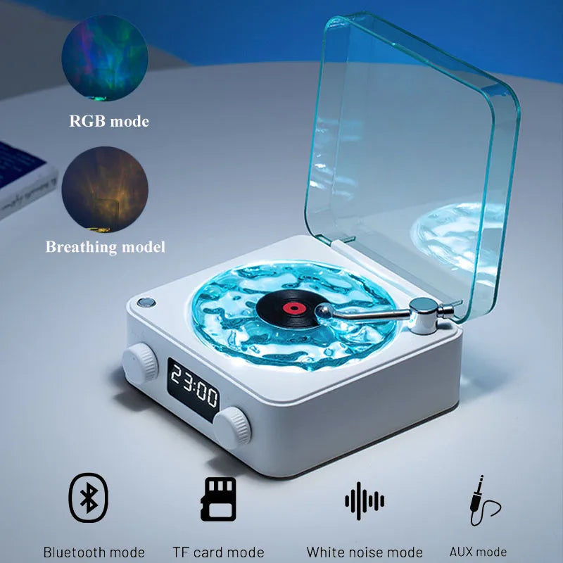 Mini Retro Bluetooth Speaker with RGB & Sleep Aid