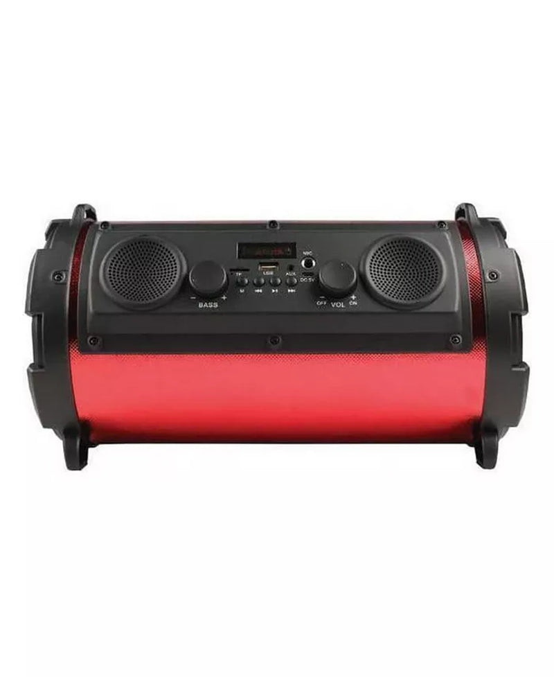 Portable Wireless Bluetooth Speaker - Vibrant Red Color