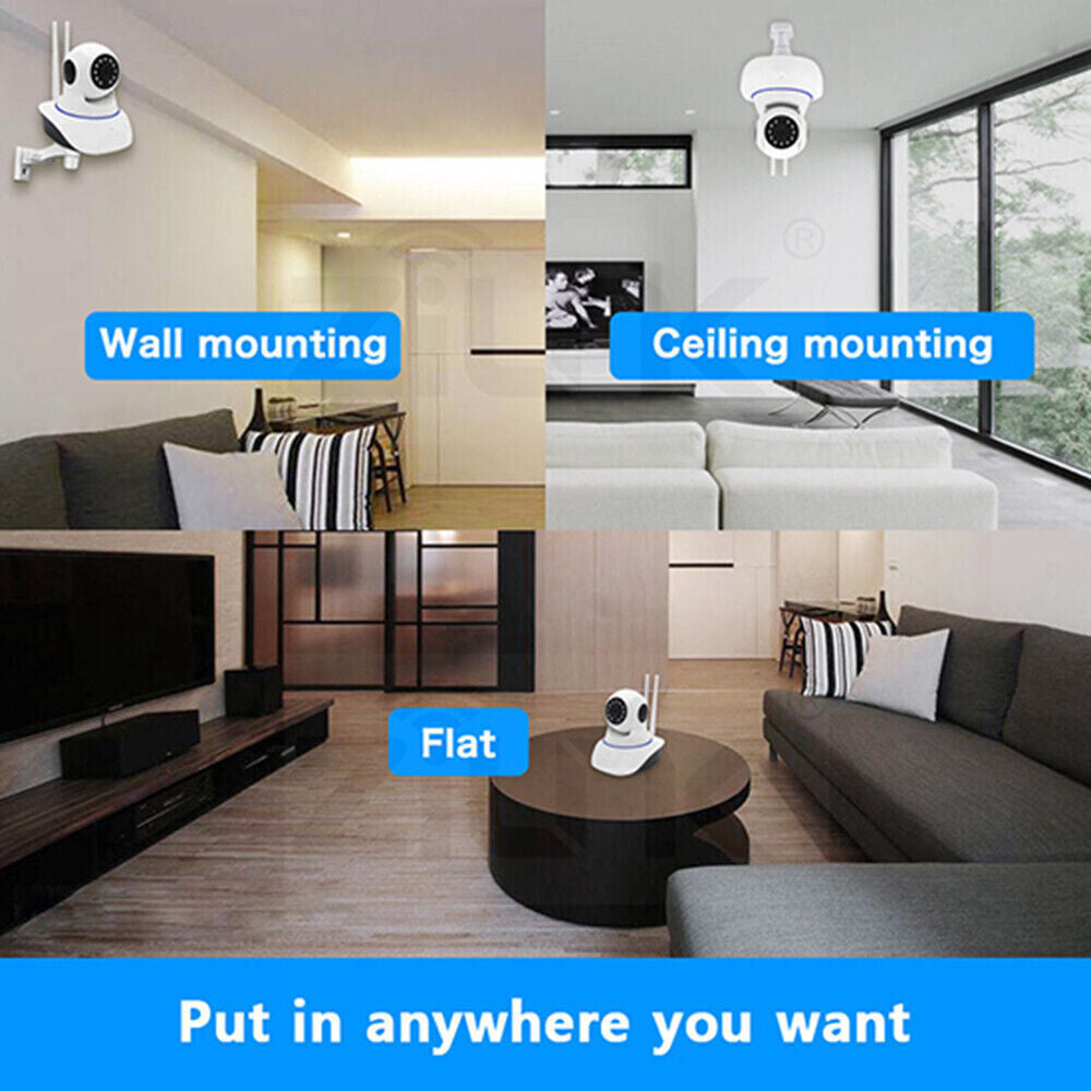 SkyGuard Pro – 360° Motion Detection & HD Video Surveillance