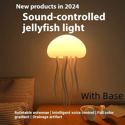 Portable Jellyfish Mood Lamp: Smart LED Night Light