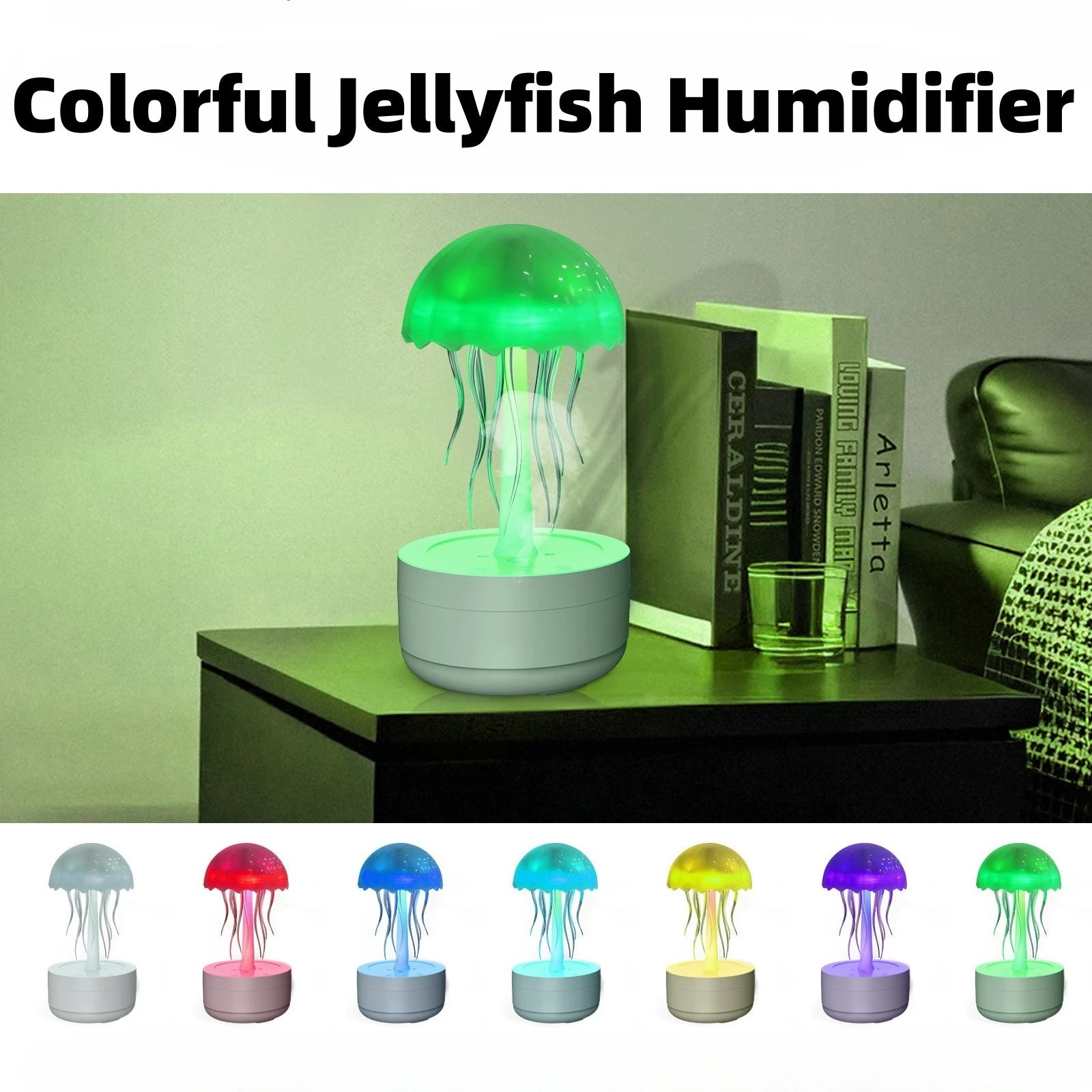 Jellyfish Humidifier & LED Aroma Diffuser