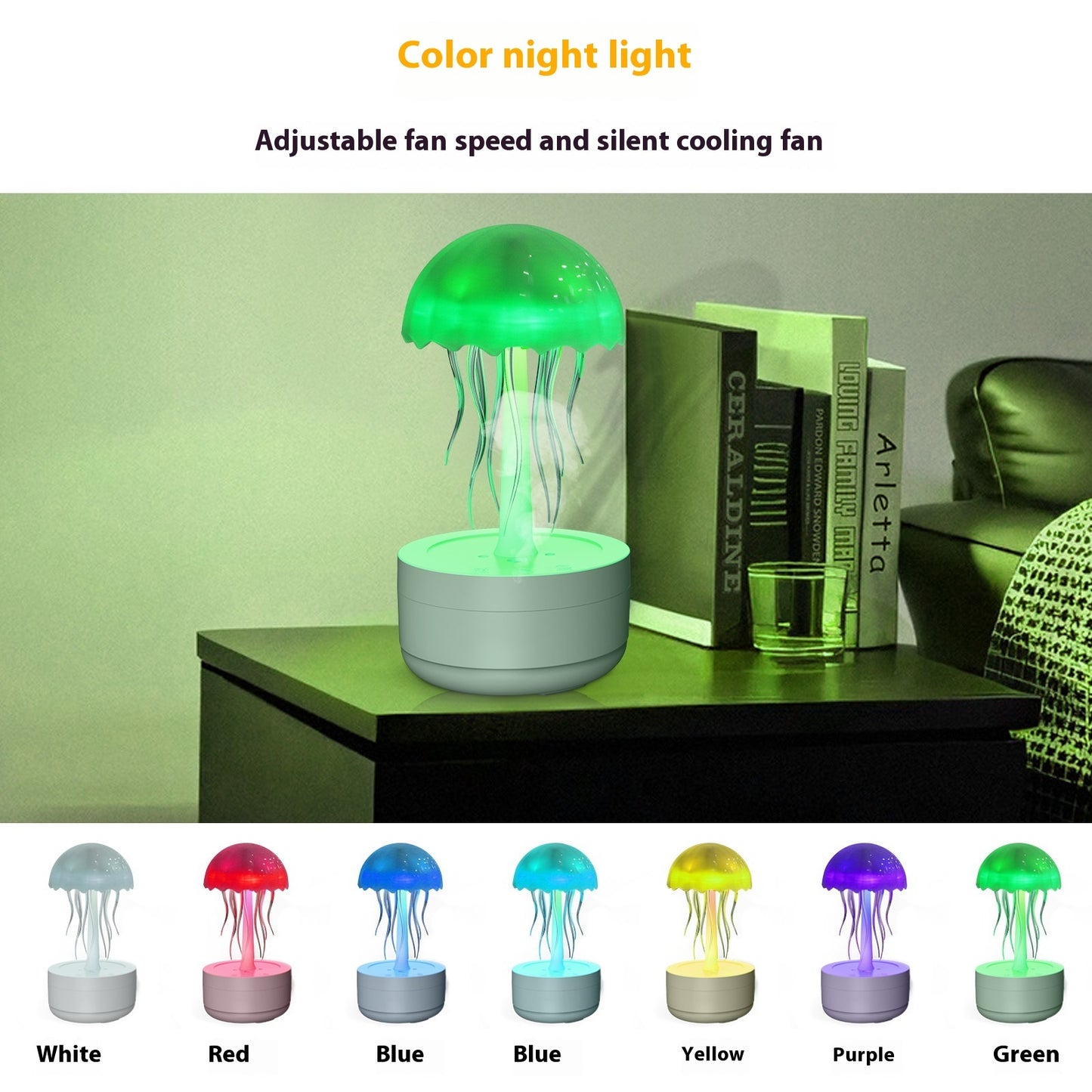 Jellyfish Humidifier & LED Aroma Diffuser