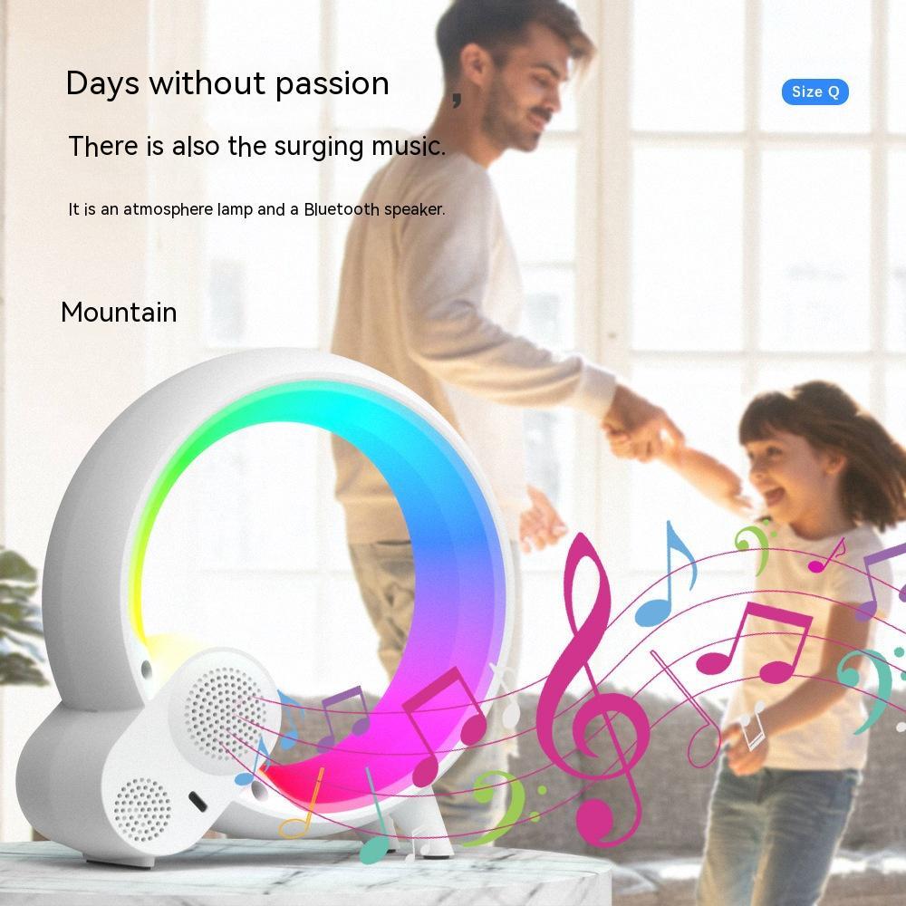 Q-Light Smart Alarm Clock with Bluetooth & Colorful Atmosphere Light