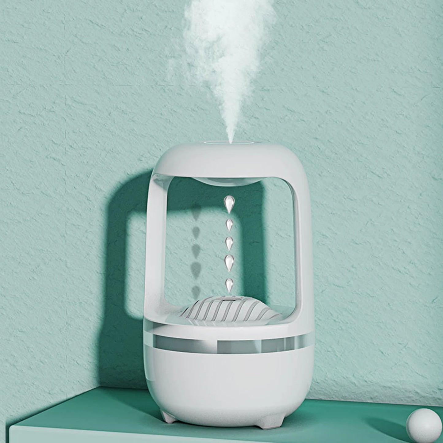 Anti-Gravity Ultrasonic Humidifier & Diffuser – USB Mini Mist Sprayer for Desktop