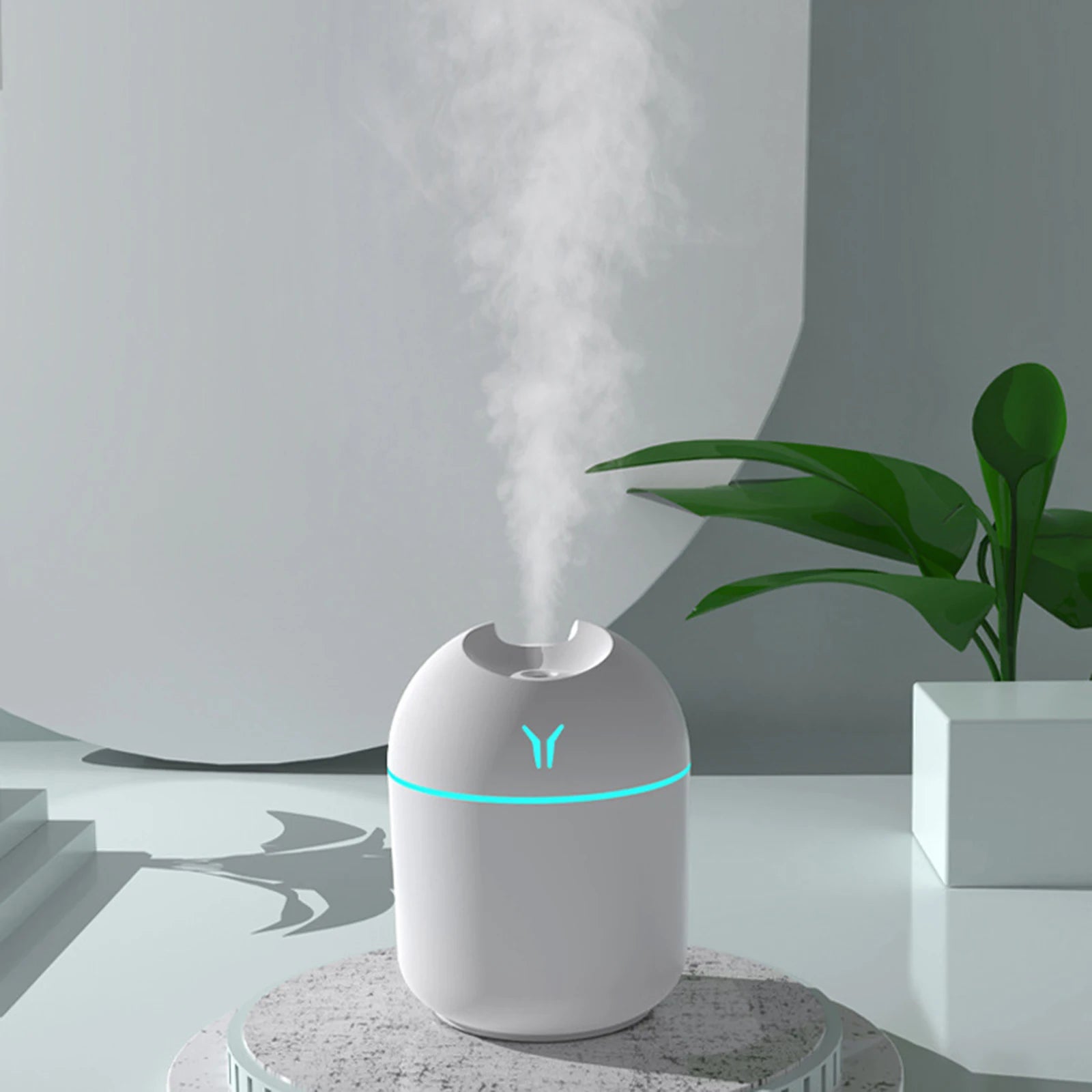 Anti-Gravity Ultrasonic Humidifier & Diffuser – USB Mini Mist Sprayer for Desktop