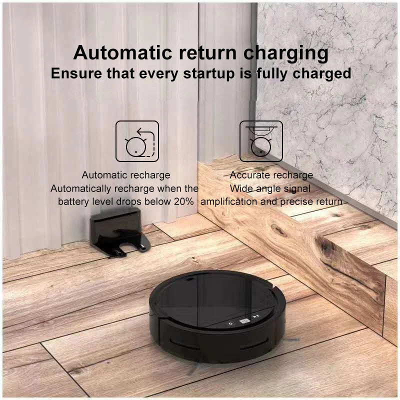 Smart Robot Vacuum with Voice Control & App Remote