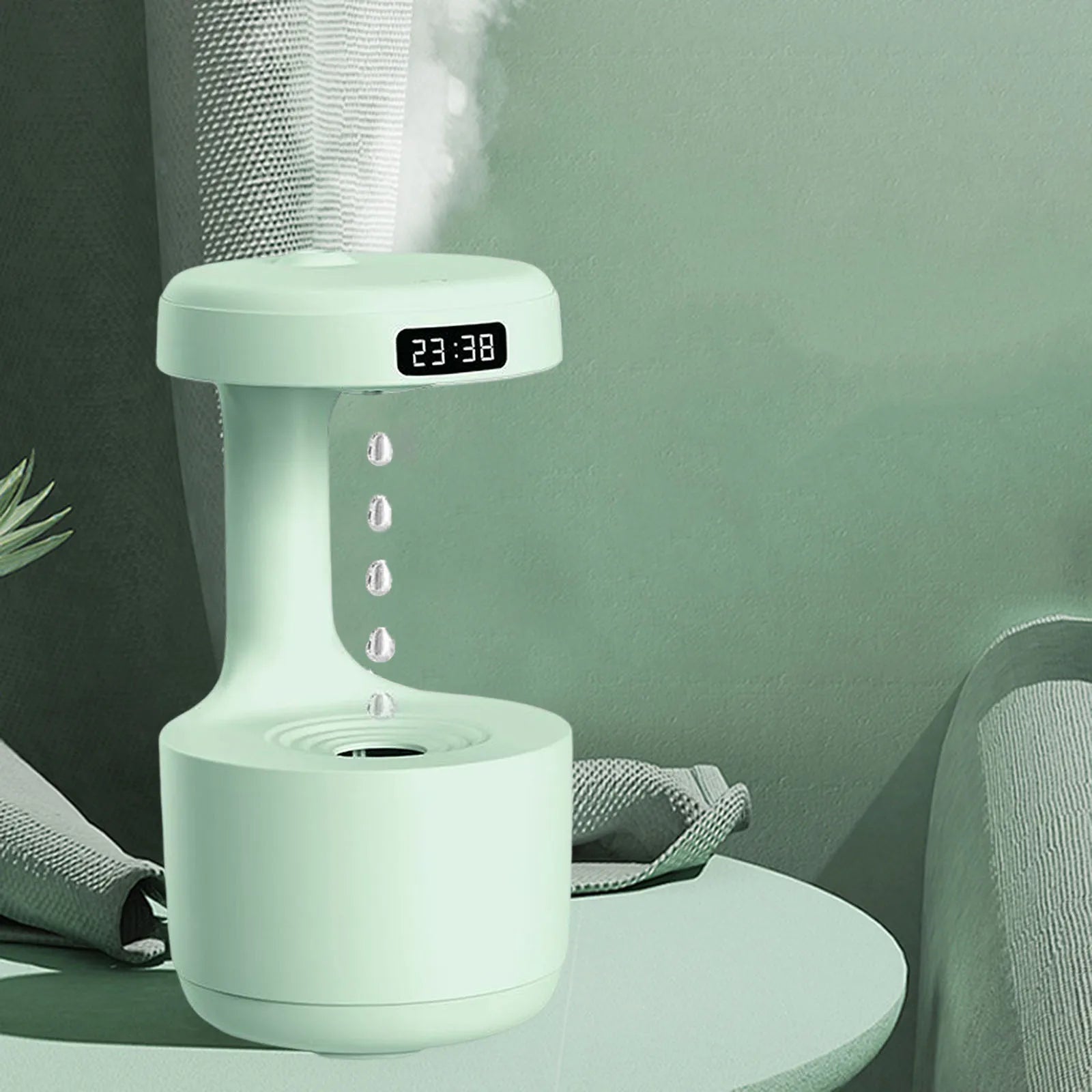 Anti-Gravity Ultrasonic Humidifier & Diffuser – USB Mini Mist Sprayer for Desktop