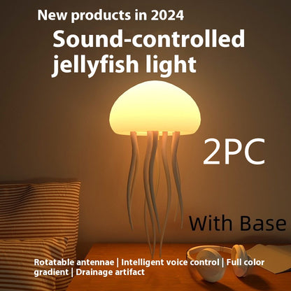 Portable Jellyfish Mood Lamp: Smart LED Night Light