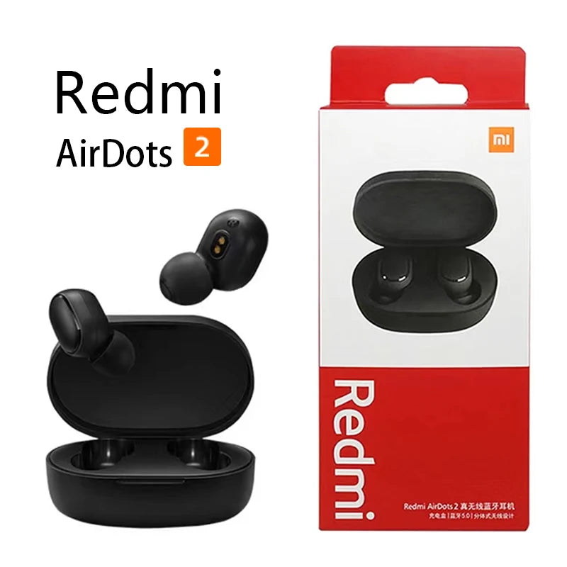 Xiaomi Airdots 2 Wireless Bluetooth Earbuds with Mic – High-Quality Sound & Comfort