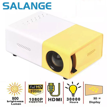 1080P Mini Projector YG300 Pro, Portable LED Beamer with HDMI & USB