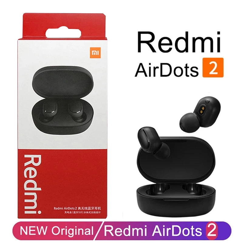 Xiaomi Airdots 2 Wireless Bluetooth Earbuds with Mic – High-Quality Sound & Comfort