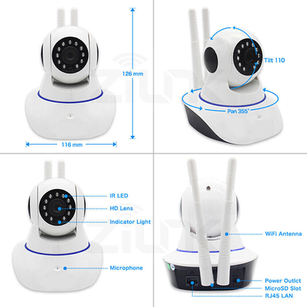 SkyGuard Pro – 360° Motion Detection & HD Video Surveillance