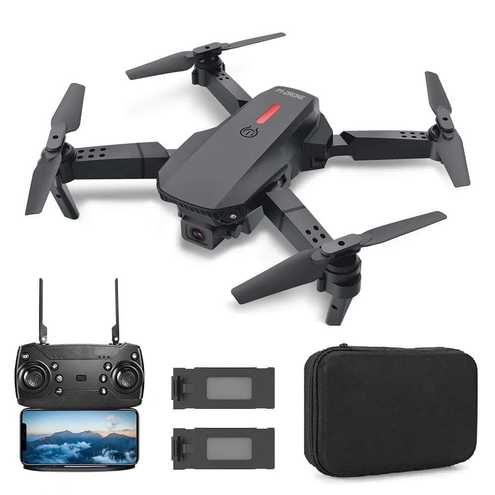 E88 4K Foldable Mini Drone with FPV & Remote Control