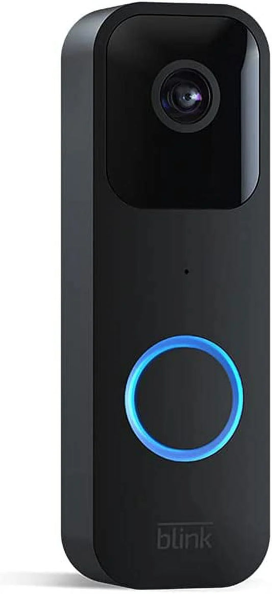 Blink Video Doorbell - HD Video, Two-Way Audio, Motion Alerts & Alexa Compatible (Black)