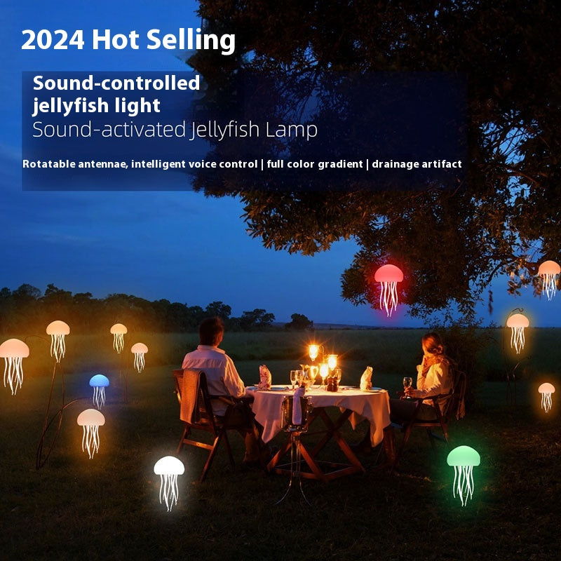 Portable Jellyfish Mood Lamp: Smart LED Night Light